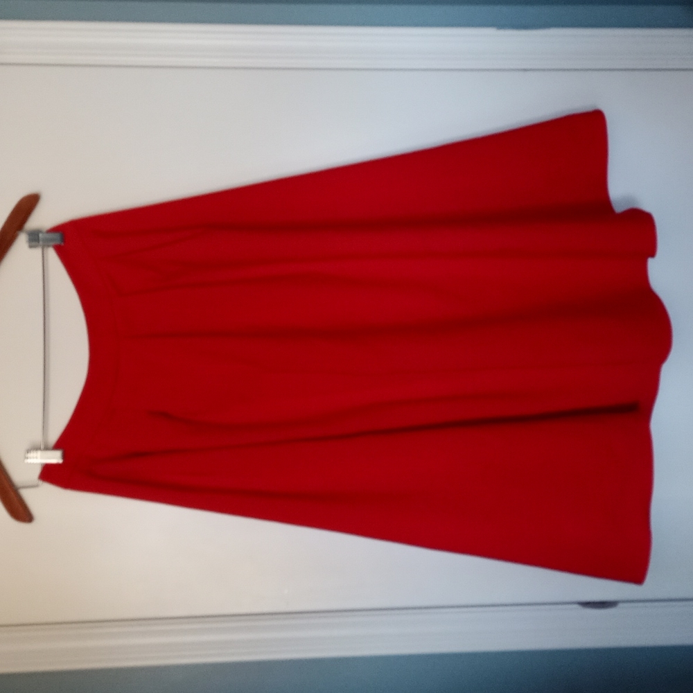 M & S collection Orange flow A-line Midi Skirt
